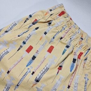 Pleasures Beverly Twill Shorts Needle Print SZ Small